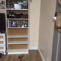 White Bookshelf 