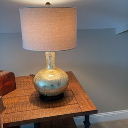 Gold Crackle Lamp