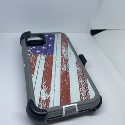For IPhone 11 / 11 Pro Max USA Flag Camouflage Belt Clíp Case 