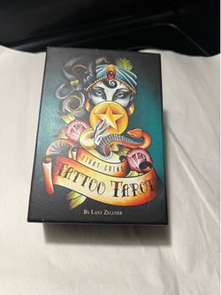 Eight Coins' Tattoo Tarot Deck & Book Set by Lana Zellner (U.S. Games)