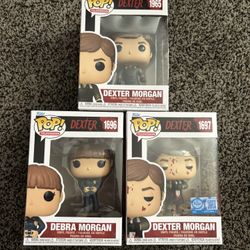 Dexter Funko Pop Set with pop protectors