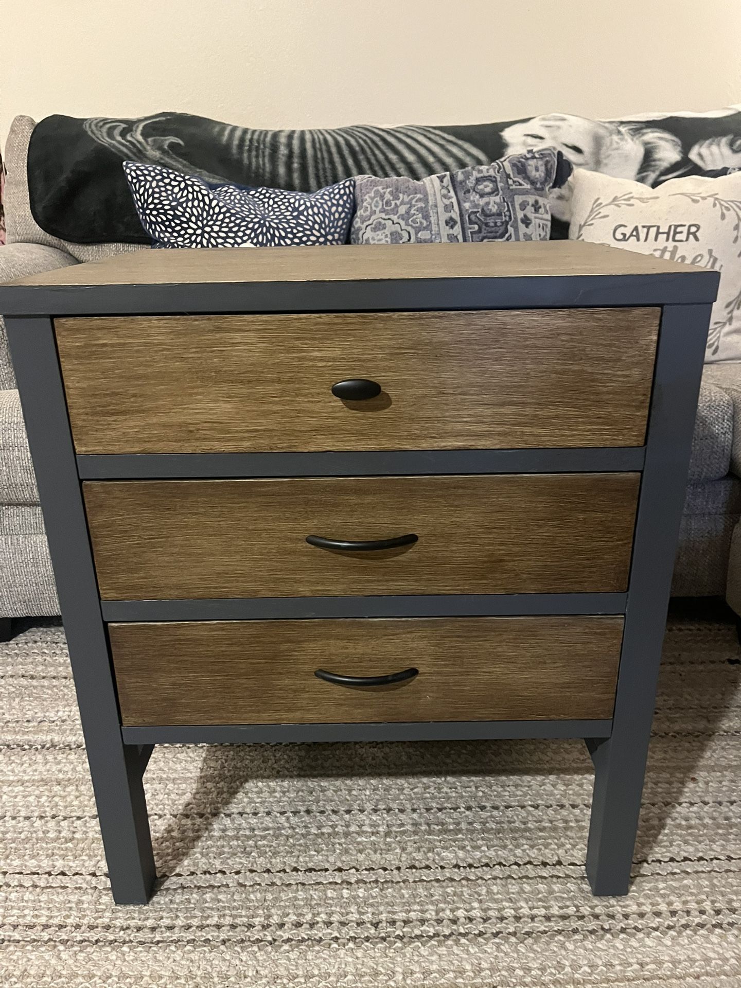 Rustic Style End Table