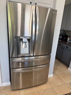 LG fridge stainless steel