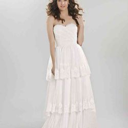 Weddng Dress Us 4 Lillian West +veil