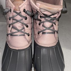 Nautical Women’s Pink/Gray Dorsey Duck Boots