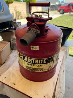 Gas Can - Type II, Red, Gasoline, 5 Gallon