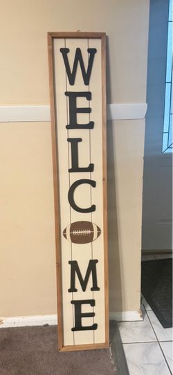 Welcome Porch Sign, with 3 interchangeable option for the different seasons