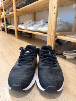 Nike Black Mesh Running Sneakers
