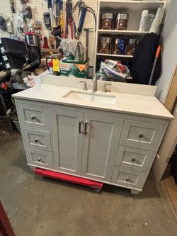 48” vanity (white)