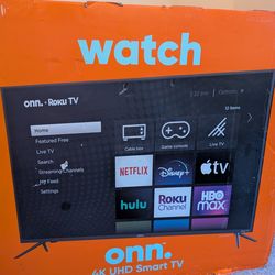 Roku TV  with tilting TV wall mount