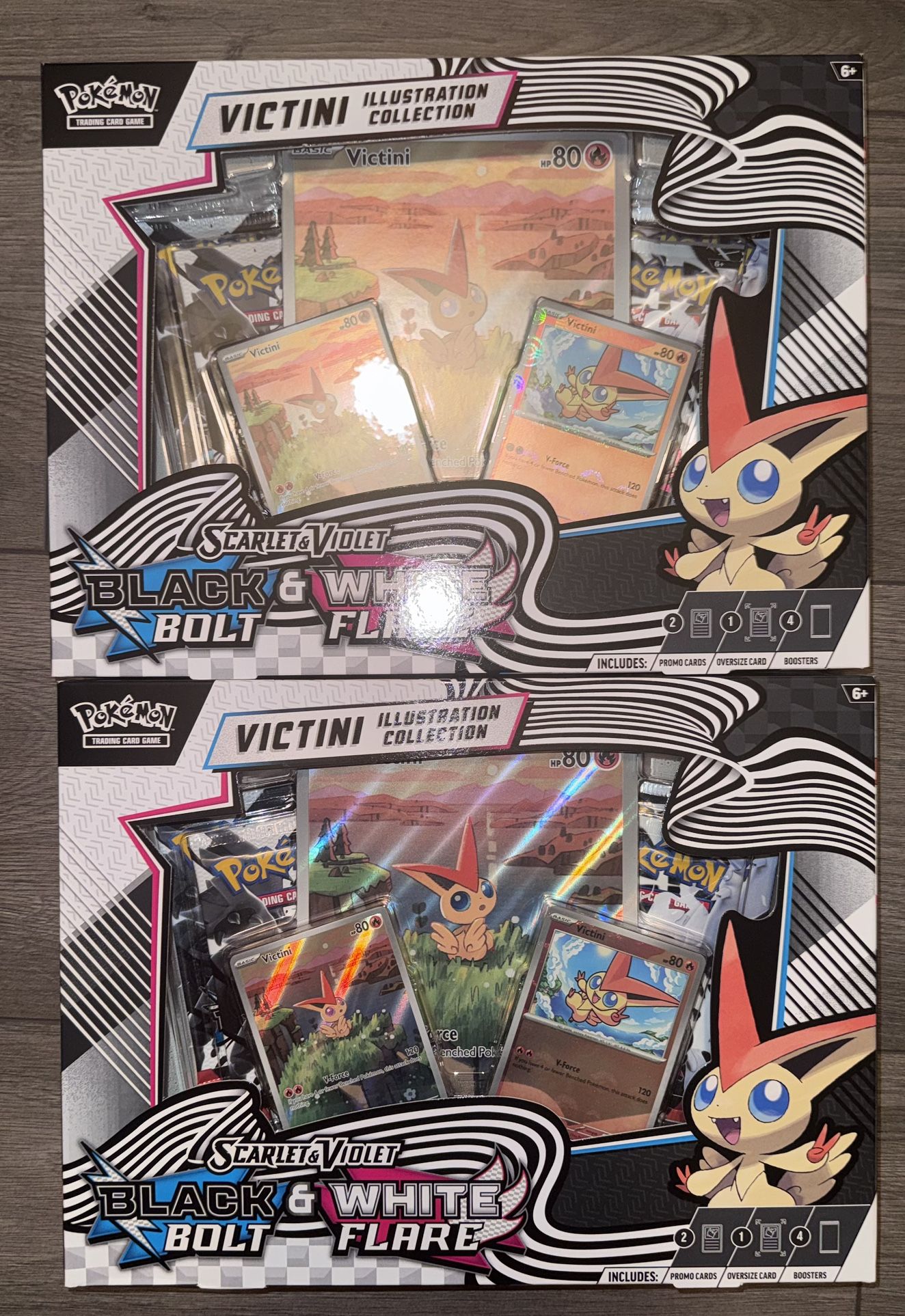 Pokémon Victini Illustration Collection – $40 each (2 available)