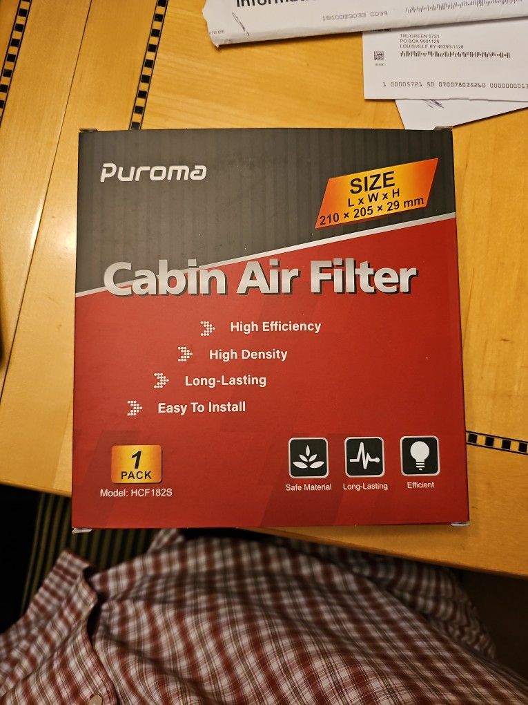 Cabin and Engine air filters for 2024 Honda HR-V