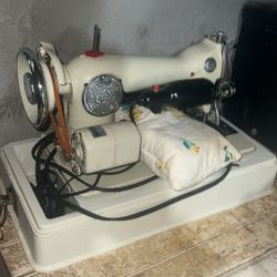 Multiple Sewing Machines With Tables 