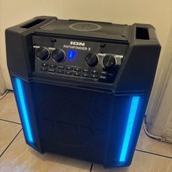 ION Pathfinder 3 Bluetooth Portable Speaker w Wireless Qi Charging Watts