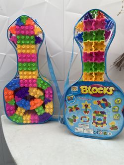 BLOCKS 97PC NEW Guitar-Shaped Building Toy Set