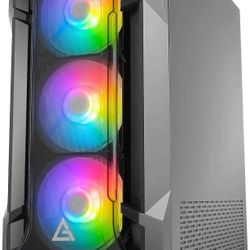 Antec DF600 FLUX Mid-Tower Gaming Case With RGB