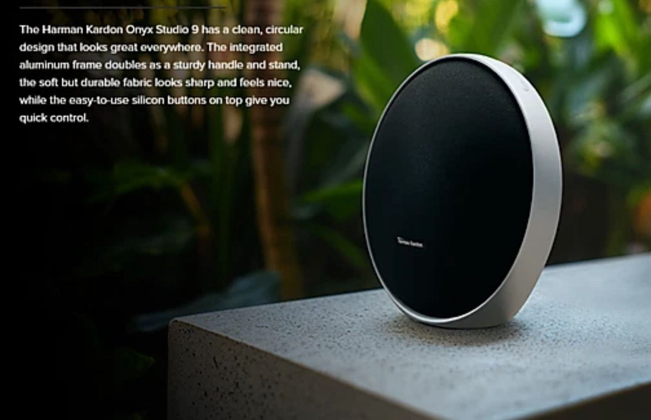 Harman Kardon Onyx Studio 9 Portable Bluetooth Speaker (latest model)
