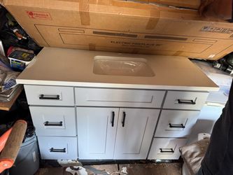 New vanity never installed