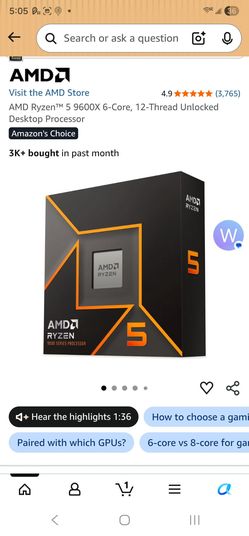 Amd ryzen 5 9600x