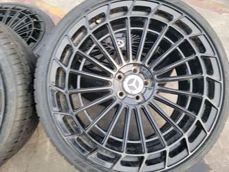 22: New Staggerd Wheels & New Tires For MERCEDES BENZ S550/S560/ S450