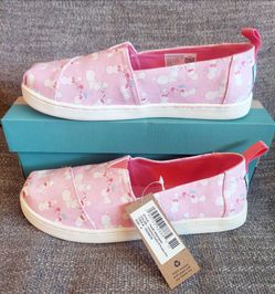 Size 5.5 Women's / 4 Youth - Brand New Toms Alpargata Shoes