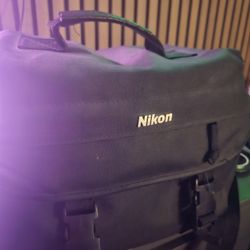Nikon Camera Bag + Lenses + Camera Strap + Cleaning Supplies