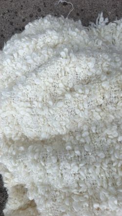 white blanket baby props