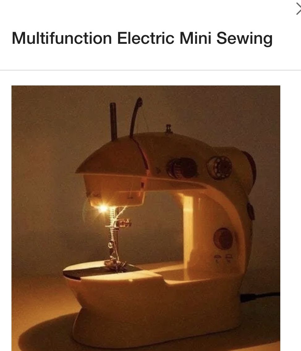 New Awesome Mini Sewing Machine With Light 