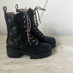 New Authentic Gucci Combat Boots 