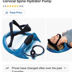 Posture Pump Neck Exercising Cervical Spine Hydrator Pump 
