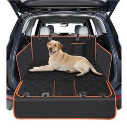 Cargo Liner for Dogs, Waterproof Pet Cargo Cover Dog Seat Mat for SUVs Sedans Vans, Non-Slip, Large Size Universal Fit, Black (Cargo-Liner)

