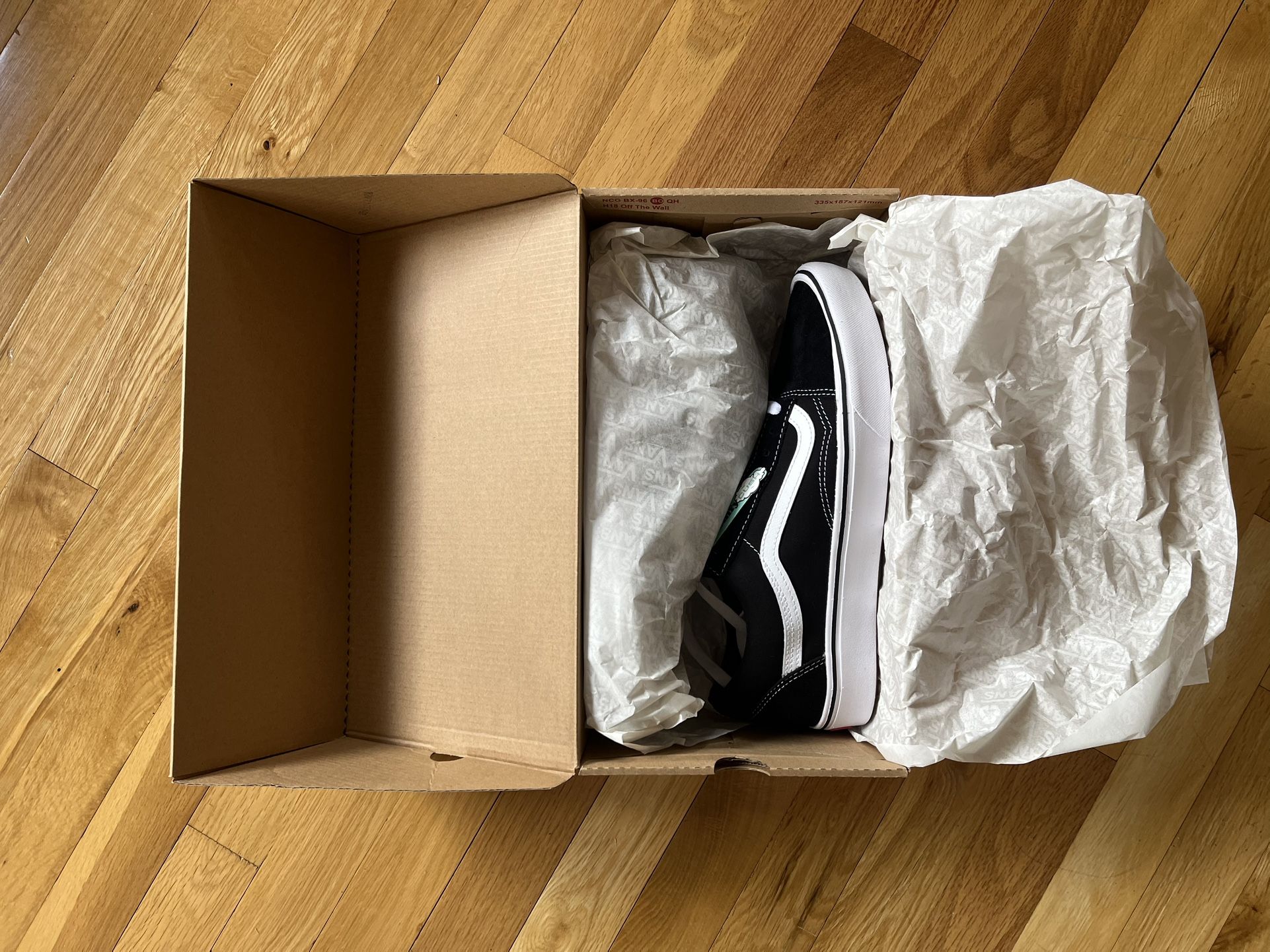 Size 10 - Vans Old Skool Comfy Cush Black/White