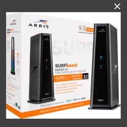 BRAND NEW - Cable Model & WiFi Router - Surfboard