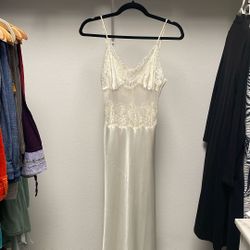 Floor Length White Lingerie 