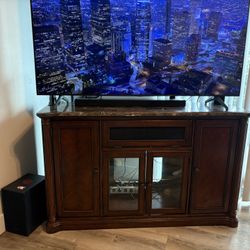 Wood Entertainment Set