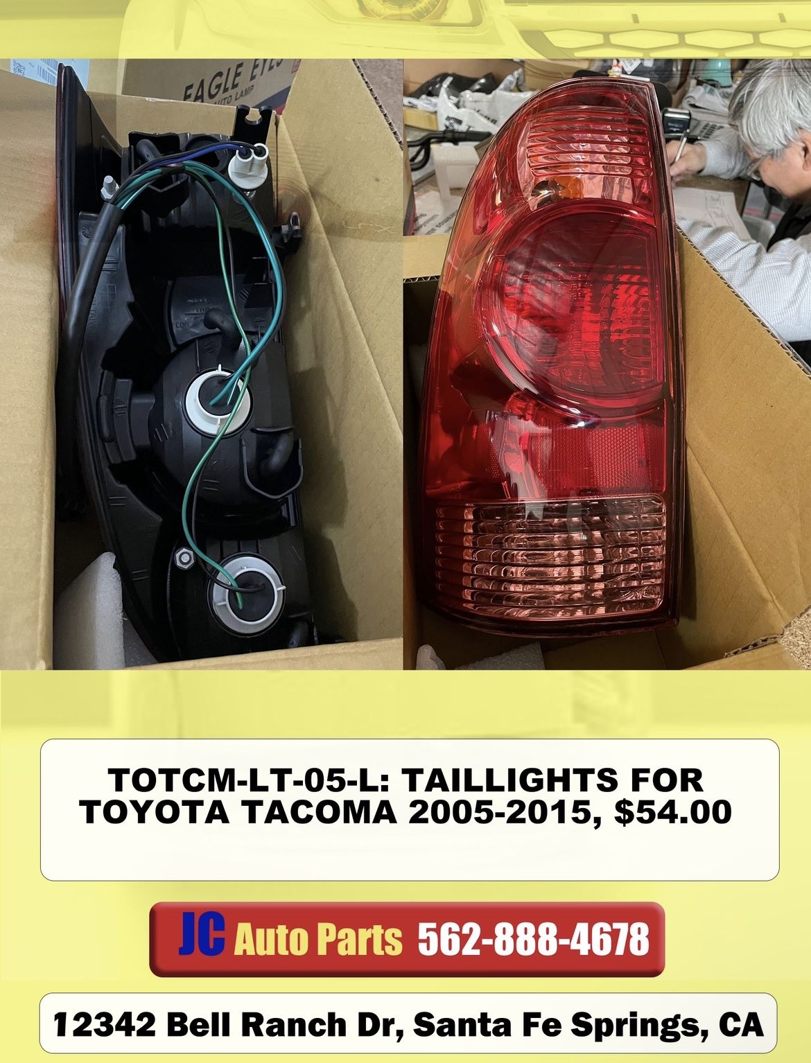 Taillights For Toyota Tacoma 2005 2006 2007 2008 2009 2010 2011 2012 2013 2014 2015