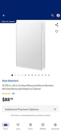 New medicine cabinet