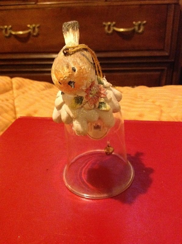Resin glass bird bell