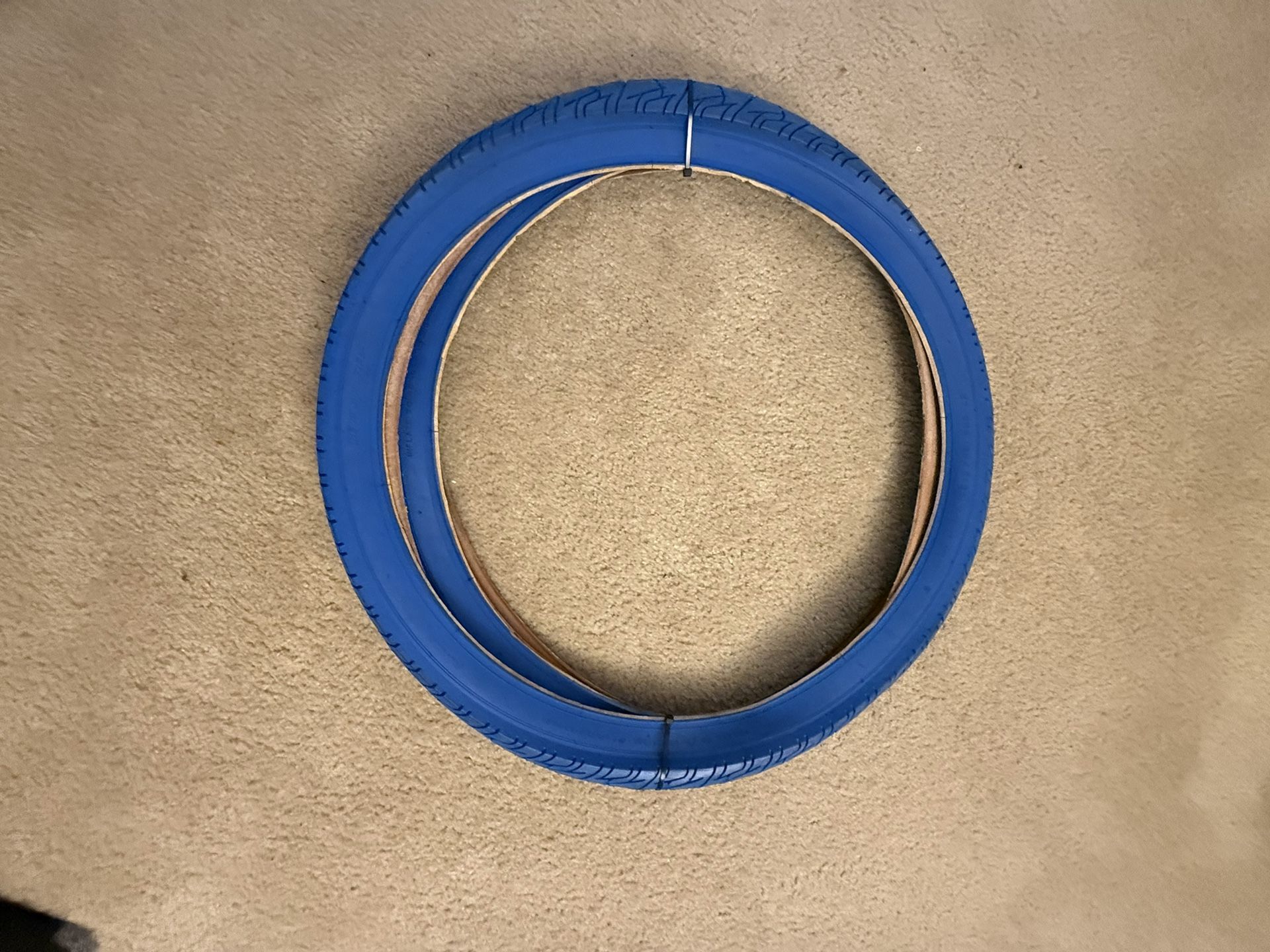 Blue 26” Tires