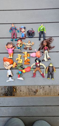 Mixed Lot of Character Toy Figures