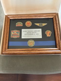 John Wayne Airport Dedication 1990 Limited Edition Pin Set