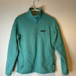 Patagonia Better Sweater Marsupial Fleece Pullover Jacket Blue Size M