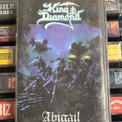 King Diamond Abigail Cassette Rare HTF OOP