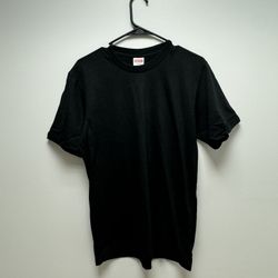 Supreme blank tee black