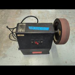 Lortone Scott-Murray Censpan 8" Expanding Rubber Drum Lapidary Polishing Wheel W/ MOTOR Vitage drum