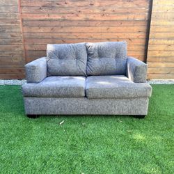 Gray Love Seat