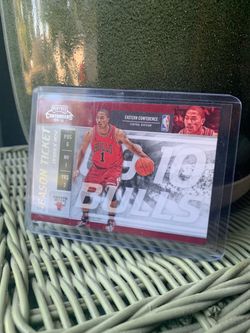 Derrick Rose 2009-10 Playoff Contenders Season Ticket Card