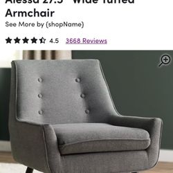 Gray Armchair