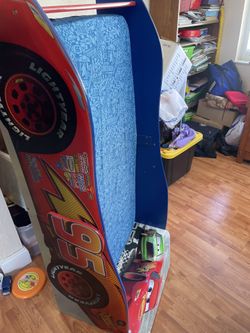 Cars Movie Bed And Bed Stand Furniture