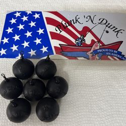 Qty. 50 Rubber Fishing Weights/Barrel Swivel 